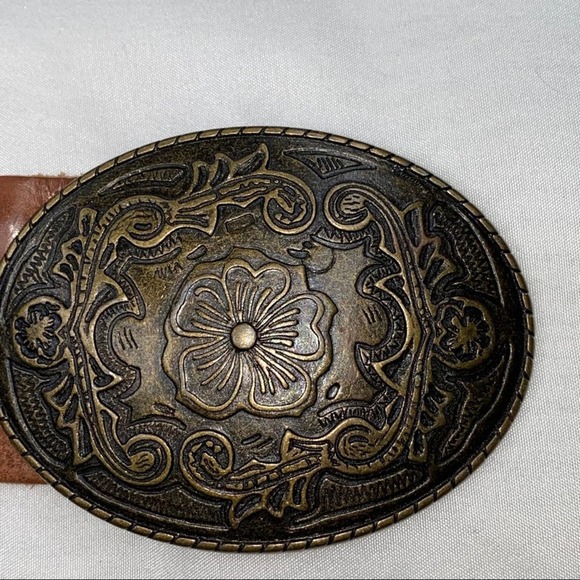 Banana Republic Basket Weaved Brown Belt - Picture 4 of 5